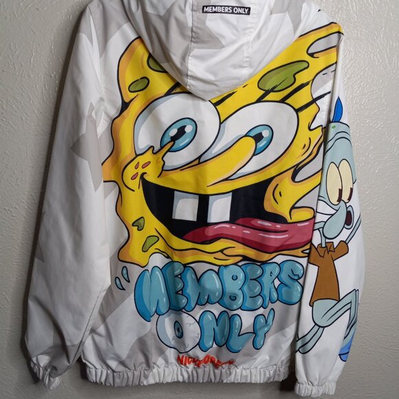 MEMBERS ONLY x NICKELODEON WINDBREAKER JACKET SIZE S - Picture 4 of 7